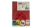 Paperit, valokuvapaperit ja tarrat - Hobby Mate Cardboard A4 220g. 10 sheets RED - OFF1132