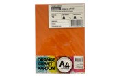 Paperit, valokuvapaperit ja tarrat - Hobby Mate Cardboard A4 220g. 10 sheets ORANGE - OFF1137