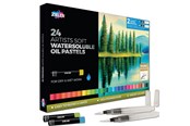 Harrastustarvikkeet - Zieler 24 water-soluble oil pastels - Z09299558