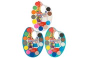 Lelut - Creative Craft Group Coloring tray palette with 12 colors and brush - 100019