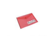 Kansio- ja muovitaskut & Hakemistot - SPREE Envelope C5 plastic.12 pcs. clear. RED - 76175