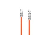 USB kaapelit - Dudao L24CL USB-C - Lightning angled cable with 180° rotation 30W 1m - orange - 6973687248406