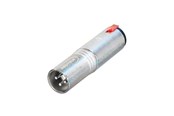 Audiokaapelit - Neutrik XLR to 6.3 mm stereo female adapter - NA3MJ