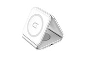 Puhelin - Muut lisävarusteet - Dudao A11N 15W 3in1 Inductive Charger - White + USB-C / USB-C Cable - 6973687249489