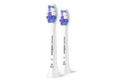 Sähköhammasharjat - Philips Hammasharjan vaihtopäät Sonicare S2 Sensitive HX6052 - replacement brushhead - white - HX6052/87