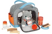 Roolileikit - Small Foot Cat with Carry Bag and Care Set - 12601
