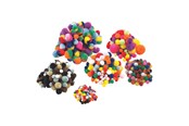 Askartelu- ja taidetarvikkeet - Colorations - Colored Pompoms 700pcs. - CHPOMPAC