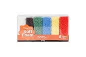 Harrastustarvikkeet - Creativ Company - Soft Foam Clay Standard Colors 6x10gr. - 78058