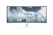 Näyttö - 34" Arozzi Nova 34″ Curved computer monitor - AZ-NO-34T2K165-WT