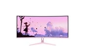 Näyttö - 34" Arozzi Nova 34″ Curved computer monitor - AZ-NO-34T2K165-PNK