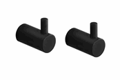 Kylpyhuoneen lisätarvikkeet - Pressalit towel hook pin matte black - Q40150