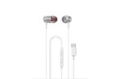 Kuulokkeet - Dudao X1PROT In-Ear Wired USB-C Headphones 1.2m - White - 6973687247355