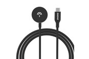 USB kaapelit - Dudao A12C Inductive Charger for Apple Watch 1.2m - Black - 6976625333509