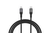 USB kaapelit - Dudao  L3CL USB-C - Lightning 30W Braided Cable 1.2m - Black - 6976625333073