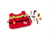 Roolileikit - Dantoy Firefighter play set wood in giftbox 10 pcs - 5715