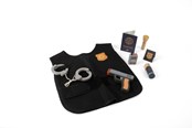Roolileikit - Dantoy Police set wood in giftbox 8 pcs - 5714