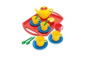Leikkikeittiöt ja tarvikkeet - Dantoy Tea set on tray in net 18 pcs - 4335