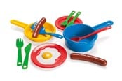 Leikkikeittiöt ja tarvikkeet - Dantoy Sausage set in net 13 pcs - 4234