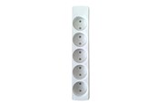 Sähkökytkimet - E-line Socket with 5 outlets - 8531113