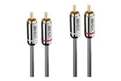 Audiokaapelit - Lindy Cromo Line audio cable - 3 m - 35347