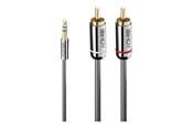 Audiokaapelit - Lindy Cromo Line audio adaptor - 2 m - 35334