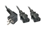 Virtakaapelit (ulkoinen) - Lindy - power cable - power CEE 7/7 to power IEC 60320 C13 - 30048