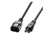 Virtakaapelit (ulkoinen) - Lindy - power splitter - IEC 60320 C14 to power IEC 60320 C13 - 2 m - 30342