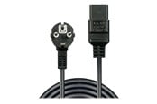 Virtakaapelit (ulkoinen) - Lindy - power cable - CEI 23-16/VII / CEE 7/3 to IEC 60320 C19 - 2 m - 30344