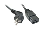 Virtakaapelit (ulkoinen) - Lindy Schuko to C19 Mains Cable - 2m - 30344