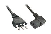Virtakaapelit (ulkoinen) - Lindy - power cable - CEI 23-50 to power IEC 60320 C13 - 2 m - 30346
