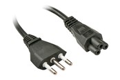 Virtakaapelit (ulkoinen) - Lindy - power cable - IEC 60320 C5 to CEI 23-16/VII - 2 m - 30408