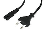 Virtakaapelit (ulkoinen) - Lindy Euro to C7 Mains Cable - 2m - 30421