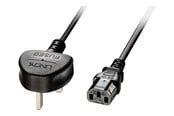 Virtakaapelit (ulkoinen) - Lindy - power cable - power IEC 60320 C13 to BS 1363 - 5 m - 30435