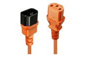 Virtakaapelit (ulkoinen) - Lindy - power extension cable - power IEC 60320 C13 to IEC 60320 C14 - 1 m - 30474
