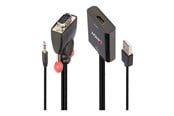 Näyttökaapeli - Lindy adapter - HDMI / VGA - 60 cm - 38284