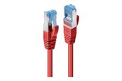 Verkkokaapelit - Lindy patch cable - 1 m - red - Punainen - 1m - 47162