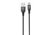 USB kaapelit - Dudao 3A 30W L3SL USB-A - Lightning Cable Braided 1.2m - Black - 6976625333042