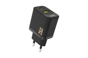 Puhelin - Adapterit & Laturit - Dudao A26T GaN 25W USB-A USB-C Charger - Black - 6976625334100