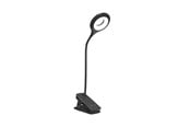 Puhelin - Muut lisävarusteet - Wozinsky Wireless LED Reading Lamp with Clip + USB-C Cable - Black - 5907769384059