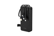 Powerbank - Dudao K11 Pro Powerbank with Built-in Cables Powerbank - musta - 20000 mAh - 6977196681877
