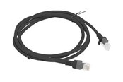 Verkkokaapelit - Lanberg patch cable - 1.5 m - black RAL 9004 - Musta - 1m - PCU5-10CC-0150-BK