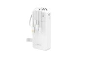 Powerbank - Dudao K11 Pro Powerbank with Built-in Cables Powerbank - Valkoinen - 20000 mAh - 6977196681884