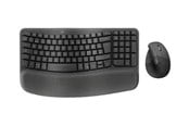 Näppäimistöt - Logitech Wave Keys and Lift Combo - Näppäimistö ja Hiirisetti - Pohjoismainen - Musta - 920-013633