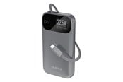 Powerbank - Dudao K31 10000 mAh 22.5W PD Powerbank with Built-in Cable - Gray Powerbank - Harmaa - 10000 mAh - 6977196681990