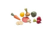 Leikkikeittiöt ja tarvikkeet - Dantoy Green Gadren Fruit and vegetables 10 pcs - 4742