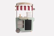 Leikkikeittiöt ja tarvikkeet - Dantoy Street Food Cart wood with ccessories - 5700