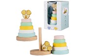 Vauva- ja taaperolelut - Rubo Toys - Woezel en Pip Pip Baby Stacking Tower 7-piece. - 2008738