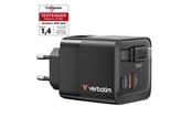 Puhelin - Adapterit & Laturit - Verbatim - 65W 2 Port with Retractable Cable - 32217