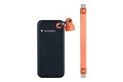 SSD 2 - Verbatim Pocket SSD - 1TB - USB 3.2 Gen 2 - Musta / Orange - 32193