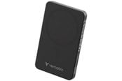 Powerbank - Verbatim Charge 'n' Go Essentials wireless power bank - magnetic - 24 pin USB-C - 20 Watt Powerbank - musta - 5000 mAh - 32225